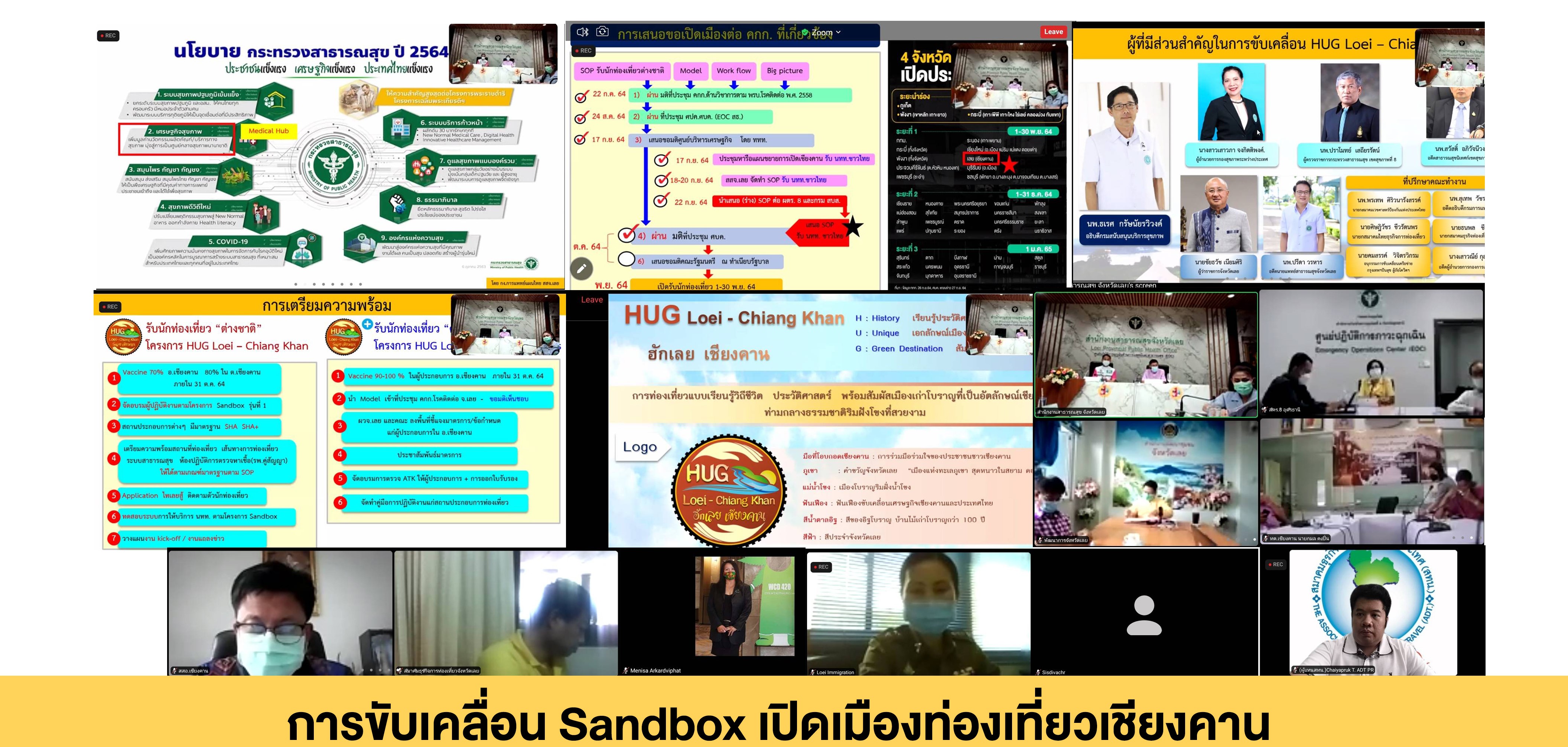 สทน.ร่วมประชุมการขับเคลื่อน Sandbox เปิดเมืองท่องเที่ยวเชียงคาน